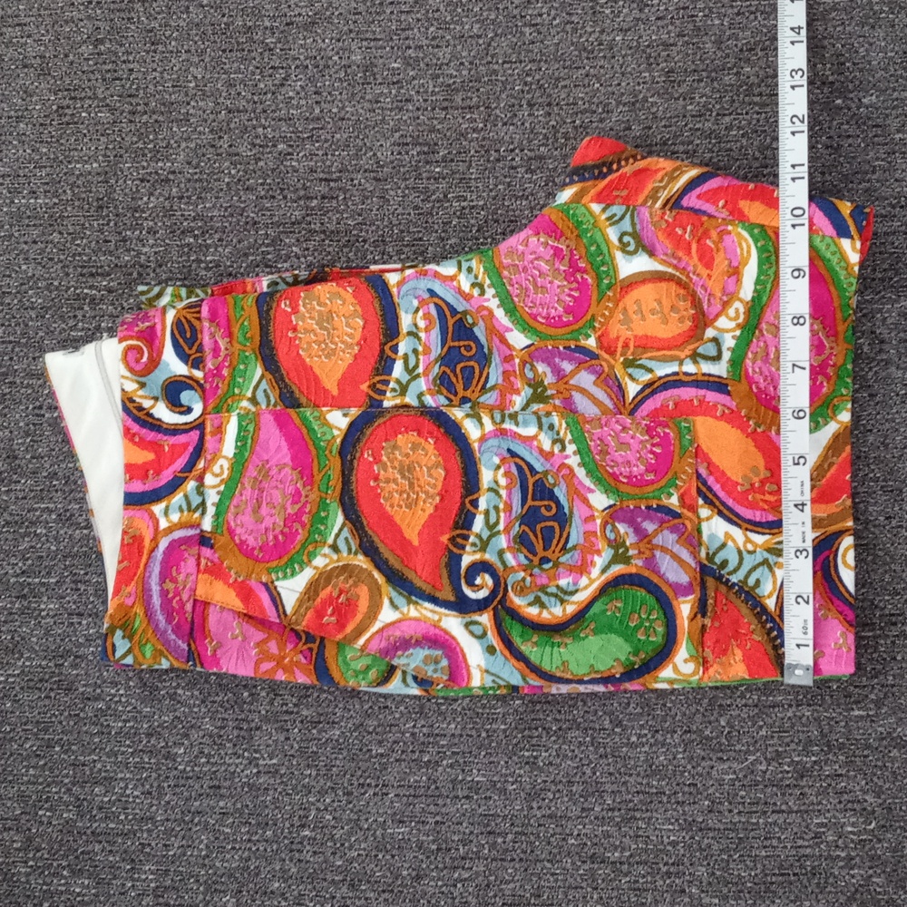🧡Mr. Turk🧡 - Multicolor Paisley Print Jacquard Cotton Short - Picture 14 of 14